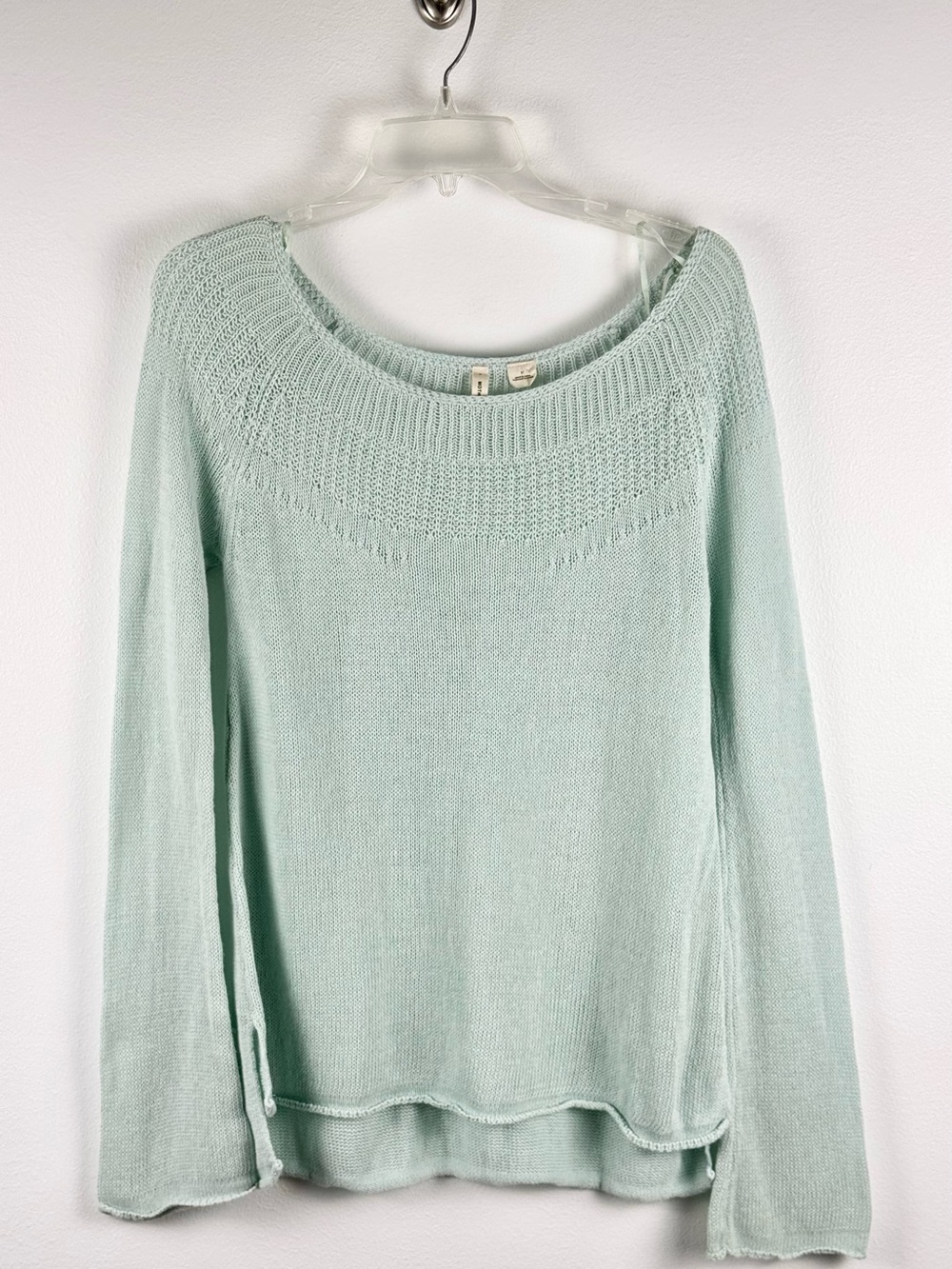 Moth ‘Mila’ Green Linen Blend Sweater Size M - Picture 4 of 15
